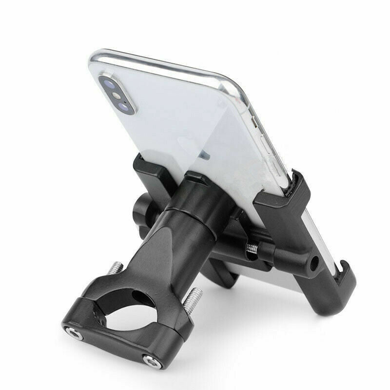 Motorcycle Aluminum Alloy Stand Bracket Adjustable Handlebar Phone Mount Holder