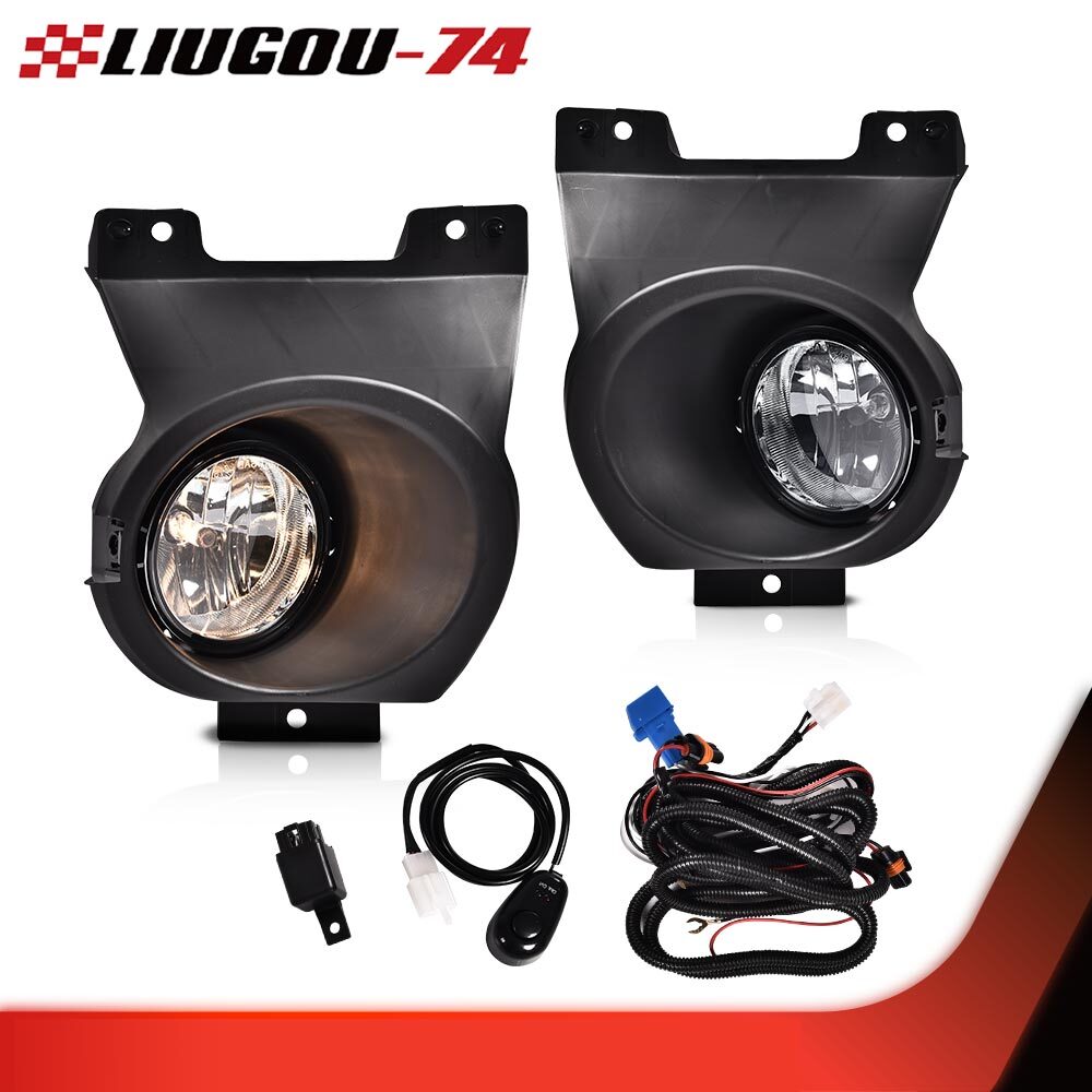 Fits 11 - 14 for bumper fog lights driving lights with switch/bracket 2 pcs - v