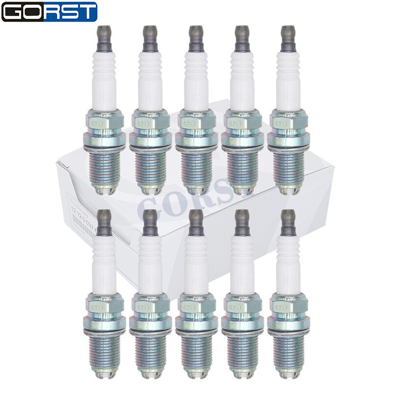 10pcs Iridium Spark Plug 12120037607 for M54 E34 E36 E39 E46 Z3 320 528 v
