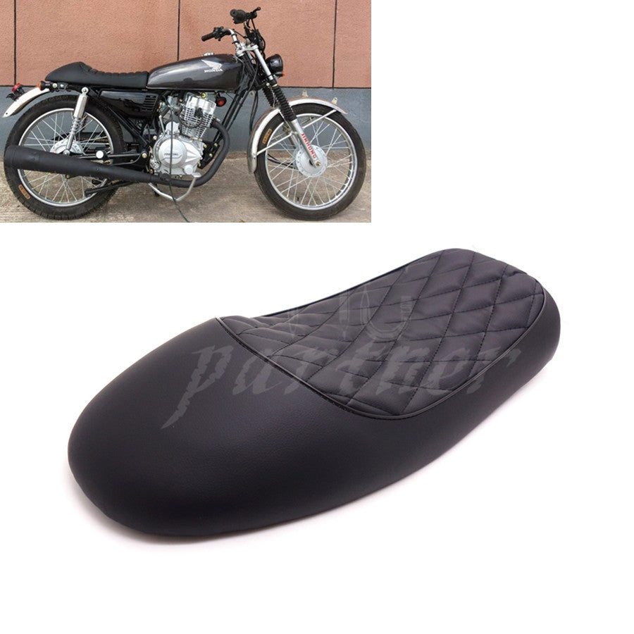 Black Diamond Hump Custom Cafe Racer for Seat Vintage Saddle for Honda CB350/450/750 Q