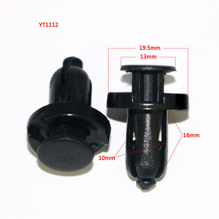 200Pcs Mixed Car Body Panel Plastic Push Pin Rivet Fasteners Trim Clips Retainer