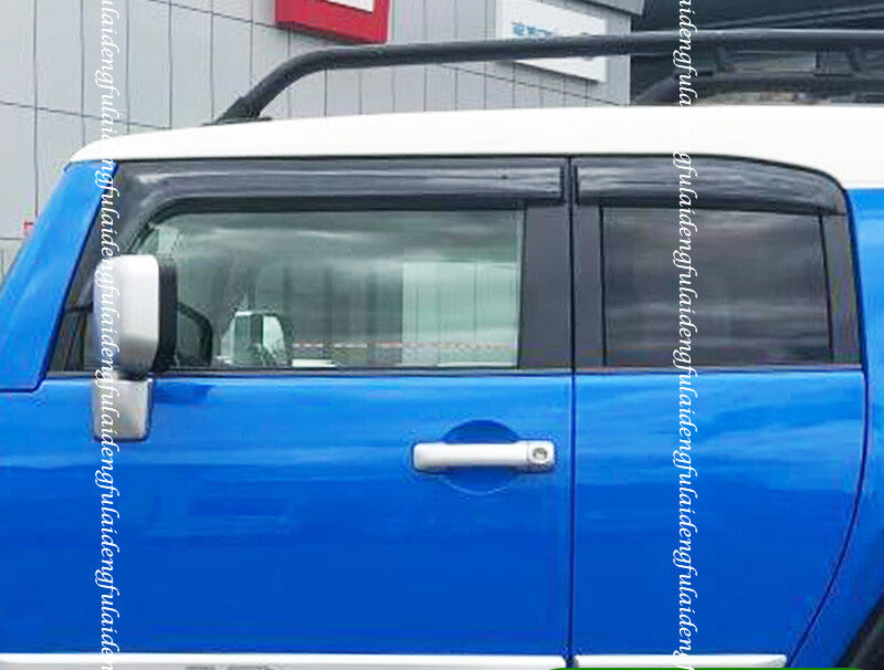 for Toyota FJ Cruiser 06-2021 Window Visor Vent Sun Shade Rain Guard Door Visor