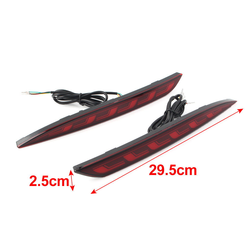 Rear Fog Lamp Brake Light Dynamic Turn Signal Reflector for Model Y 20-22 n