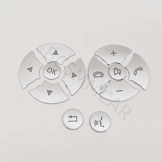 Steering Wheel Button Sticker Fit for Mercedes-Benz E-Class W212 2010-2013 Q