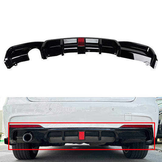 Rear Bumper Protector Spoiler Lip for BMW 3 Series F30 F35 M Sport 12-19 14 Q