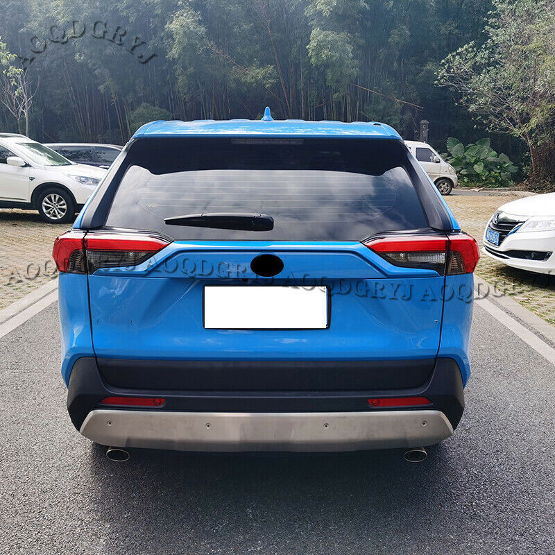 Stainless FrontRear Bumper Skid Protector Guard Plate for Toyota RAV4 2019-2024
