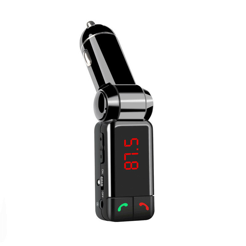 Car Bluetooth FM Transmitter Wireless Handsfree Audio Receiver MP3 Player USB