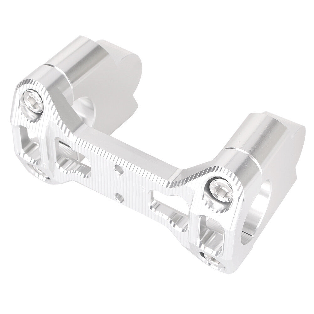Handle Bar Riser Clamp Mount CNC Aluminum Silver Fit for BMW R1200GS 2013 2014 motor Q