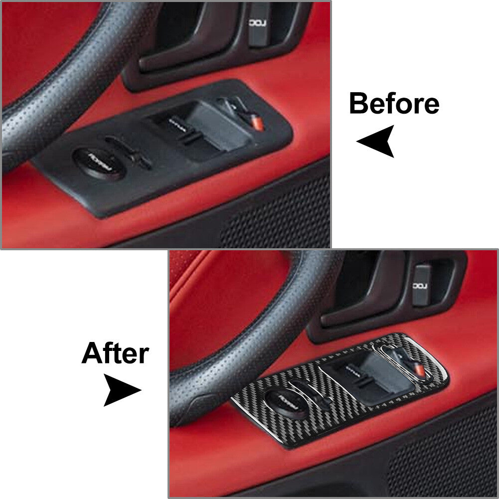 LHD Car Interior Door Window Control Cover Trim for Honda S2000 2000-2009
