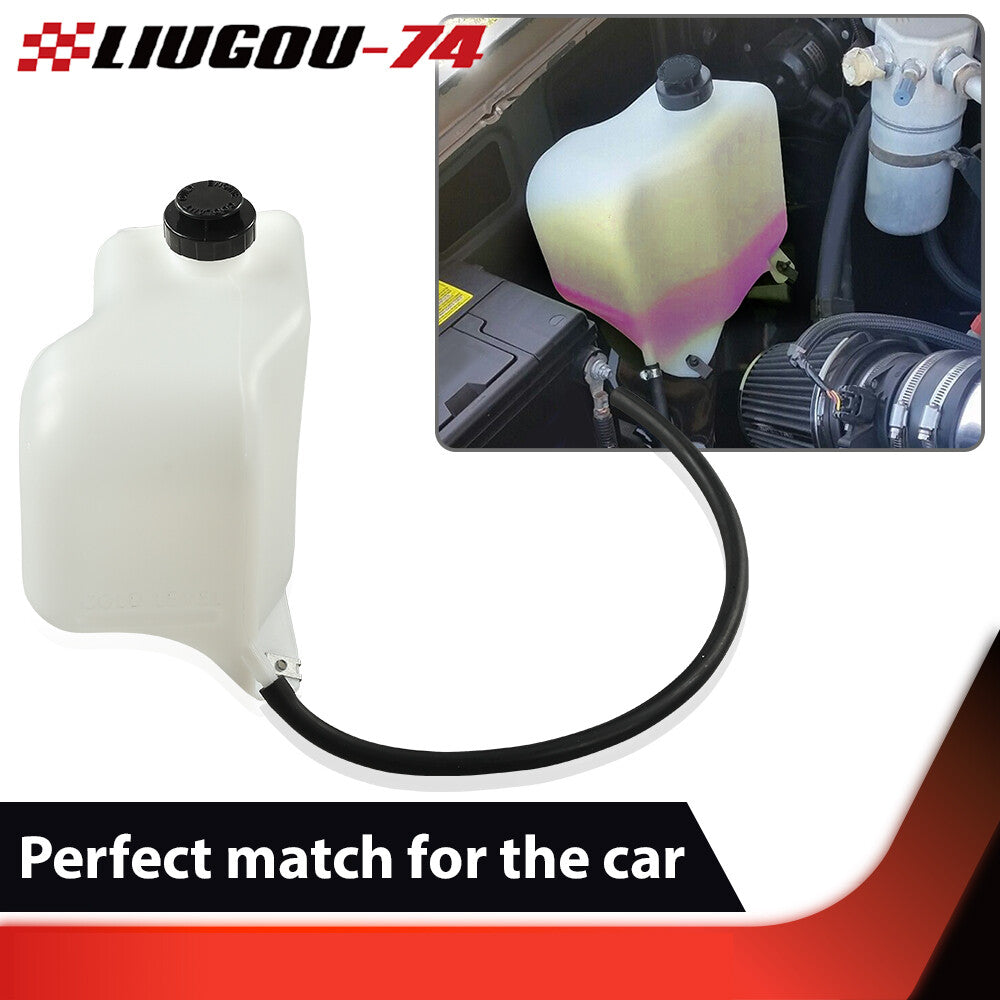 Coolant bottle cap with mounting hardware and hose fits 81-87 for GMC GM Trucks - v