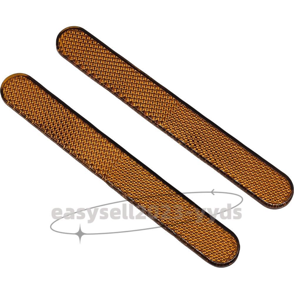 Amber Front Fork Reflector Lower Legs Reflective Cover Fit for Harley Sportster