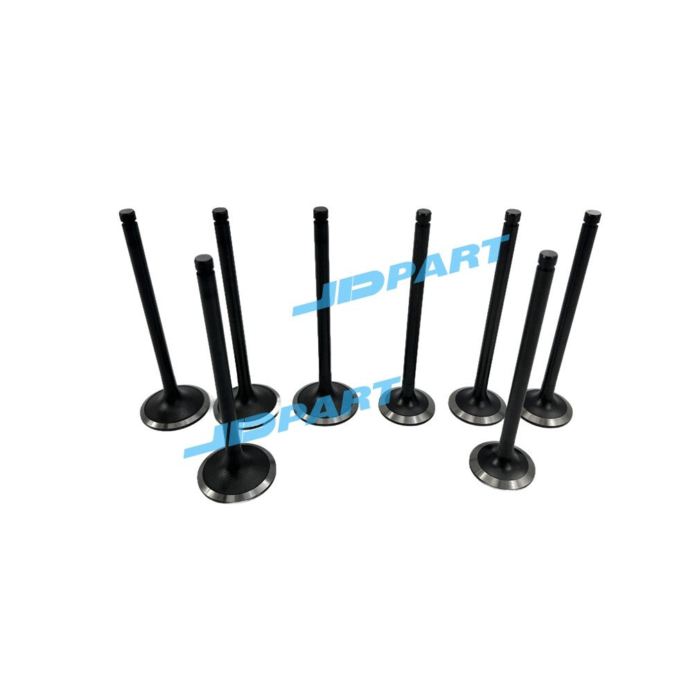 8-piece 4D55 intake and exhaust valve set for engines.
