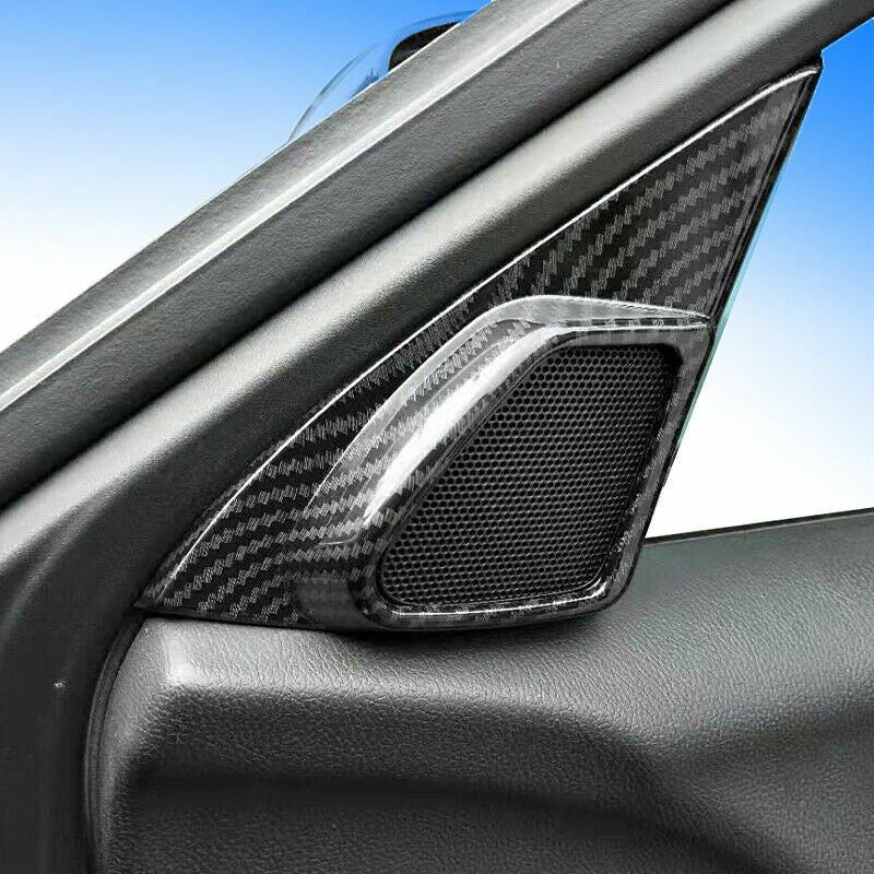 for Honda Accord Crosstour 2008-2012 Carbon Fiber A-pillar Speaker Frame Covers