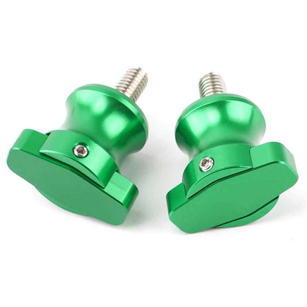 CNC Swingarm Sliders Spools Stand Screws M8 for Honda CBR600RR 2003-2017 Green
