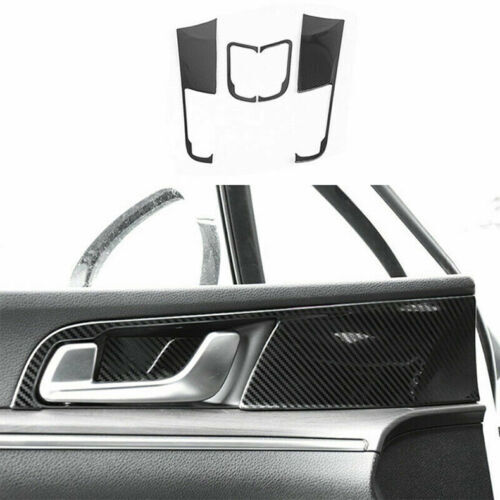for Kia K3 Forte 2019-2021 Carbon ABS Headlight Switch Button Cover Frame Trim v