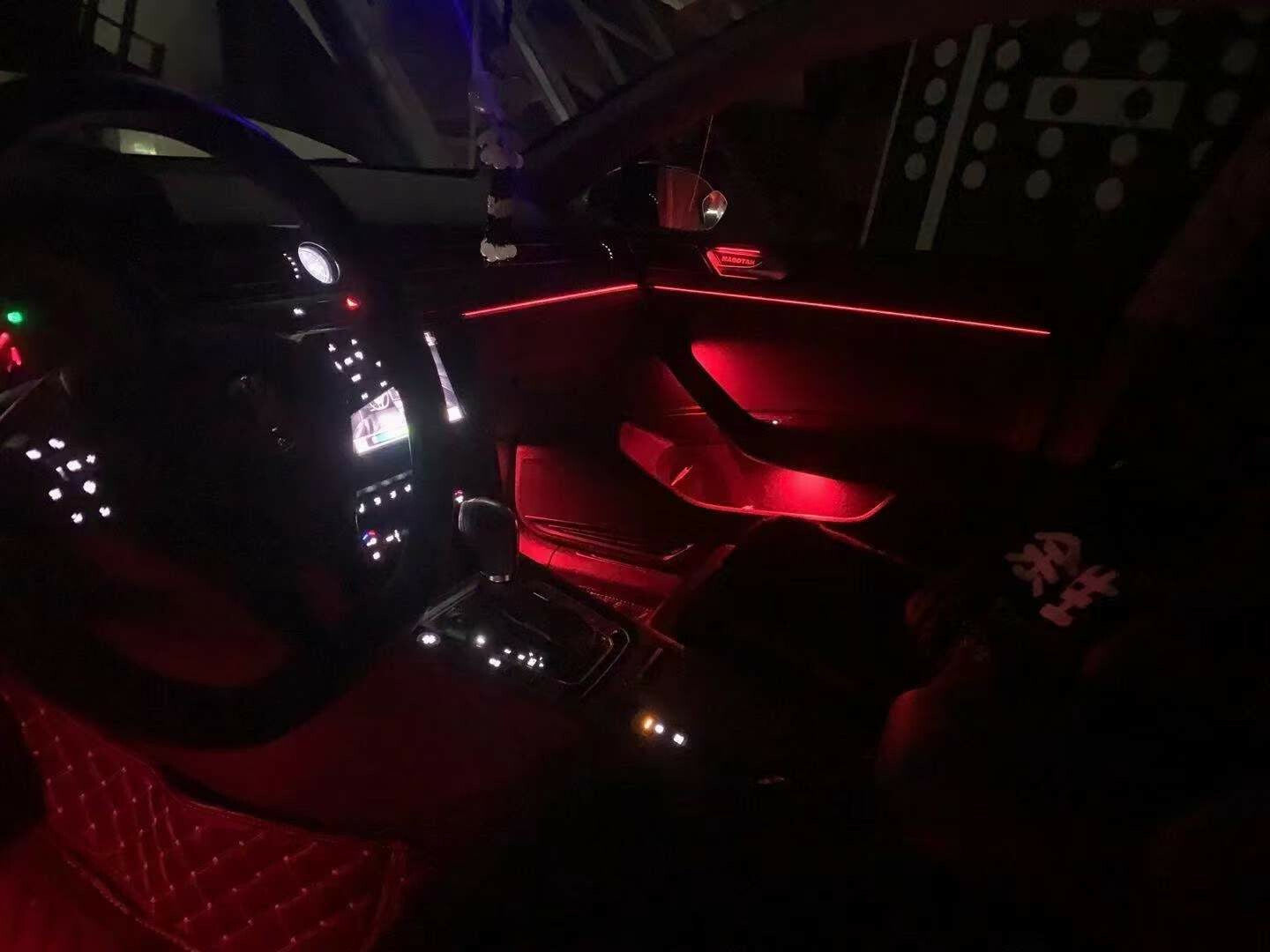 64 color Illuminated Retrofit LED Ambient Atmosphere light for VW for golf mk7 mk7.5 v