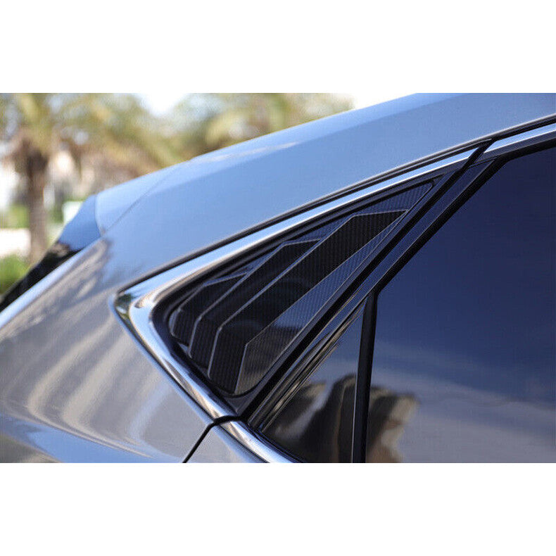 for Lexus NX200t 300h 2015-21 Carbon Fiber Quarter Window Louver Vent Cover trim