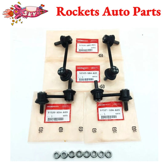 4Pcs Front Rear Sway Bar Stabilizer End Link Set for Honda Accord for Acura TL