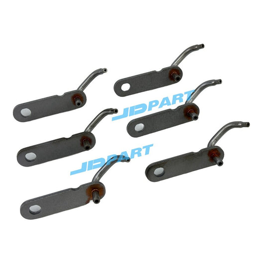 6 C7 oil cooling nozzles 1355970 1077638 for Caterpillar excavator parts -