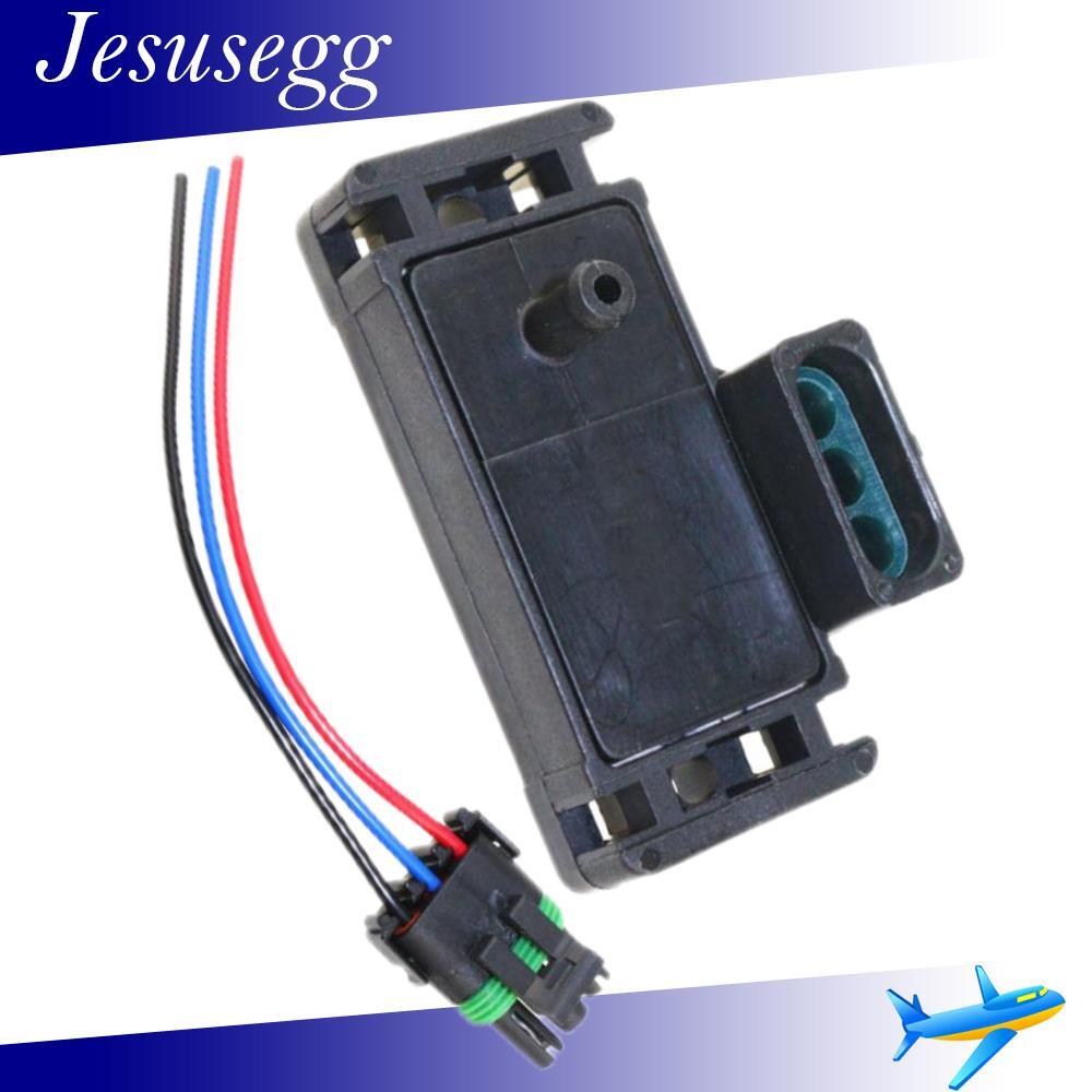 MAP Manifold Pressure Sensor With Wire Plug Pigtail For 4 BAR 4BAR 12223861