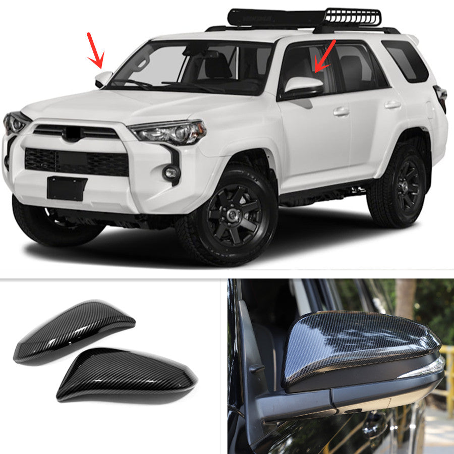 For Prado FJ150 2010-2021 Carbon ABS Interior Console Dash Strip Decorate Trim v