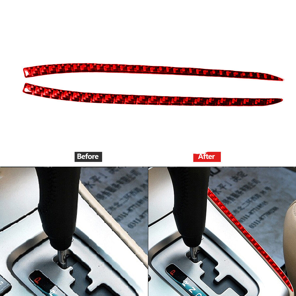 3Pcs Carbon Fiber Center Console Panel Cover Trim For Ranger 2019-2022 v