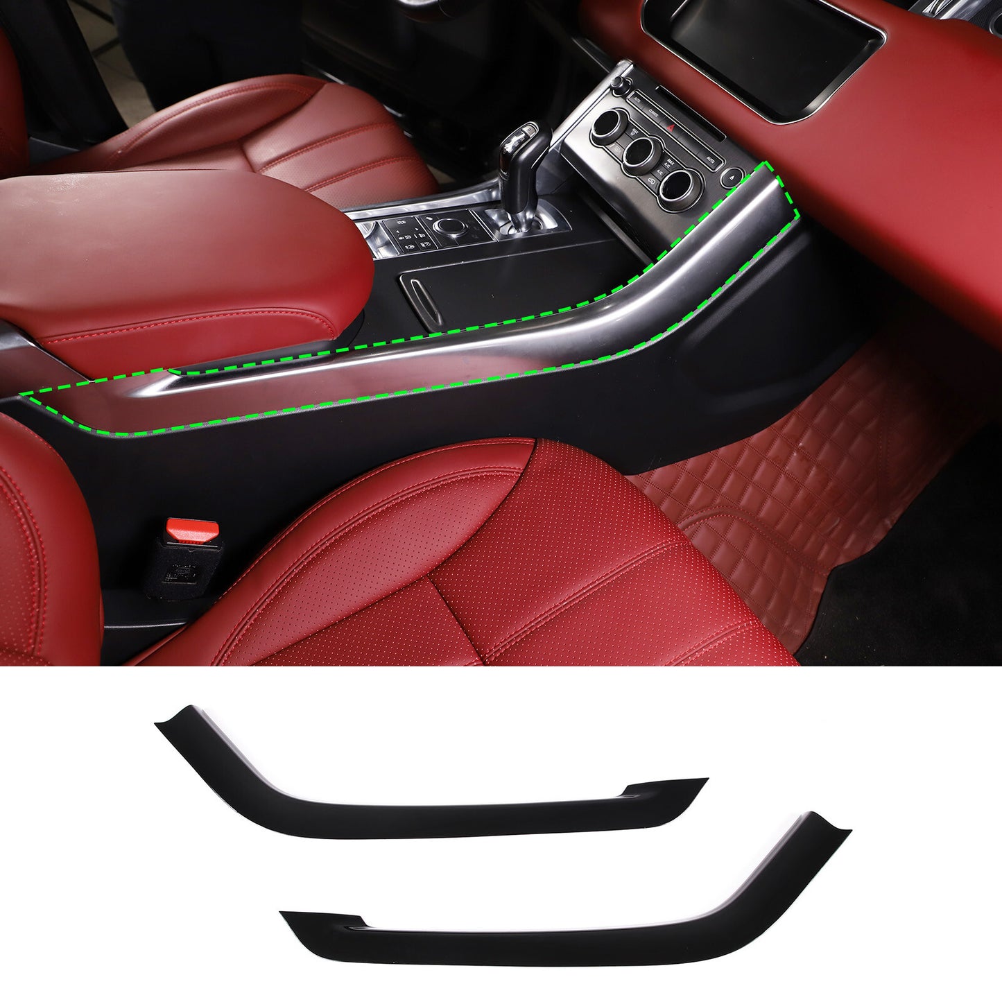 2-Piece Chrome Side Mirror Cover Trim Set for Ford Maverick 2022-23 USA