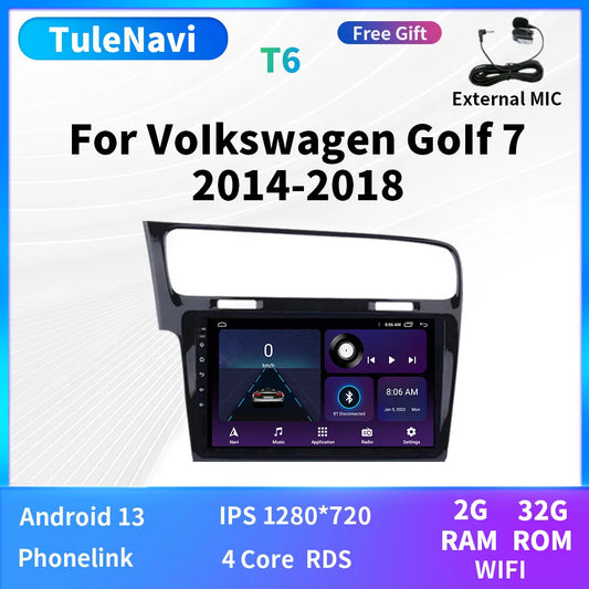 for VW for Volkswagen Golf7 for Golf 7 Car Android AutoRadio Multimedia Video GPS Screen