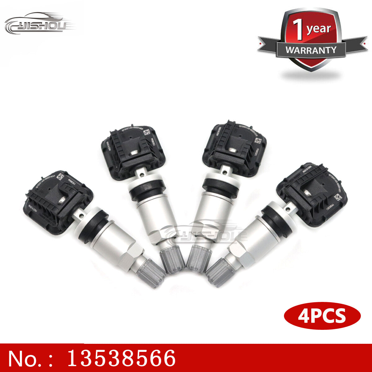 4PCS TPMS Tire Pressure Monitoring Sensor 13538566 for Buick Envision 2021-2022