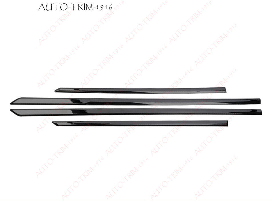 for Cadillac XT5 2017-2023 Black Steel Body Door Sill Side Molding Cover Trim