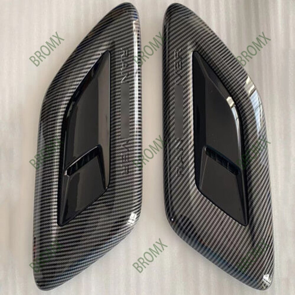 Front Hood Vent Cover Fender For LR for Range Rover Sport 2014-22 Carbon Fiber Style