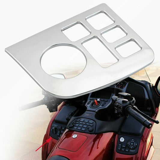 Wing Goldwing Chrome Fairing side Trim Fit for Honda 2001-2011 GL1800 Motorcycle wa Q