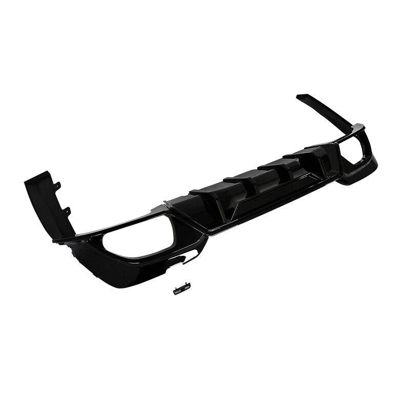 Gloss black rear bumper lip diffuser for 2019-2022 for BMW 3 Series G20 330i M340i Sport Q