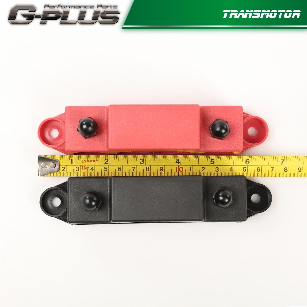 4 Post Busbar bus bar distribution block 12V 250A 5/16 red/black pair- v