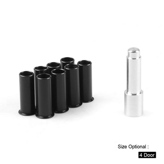 Door Hinge Bushing Pin Liners Delrin for Jeep for Wrangler JKU 07-18 4 Door Kentrol Q