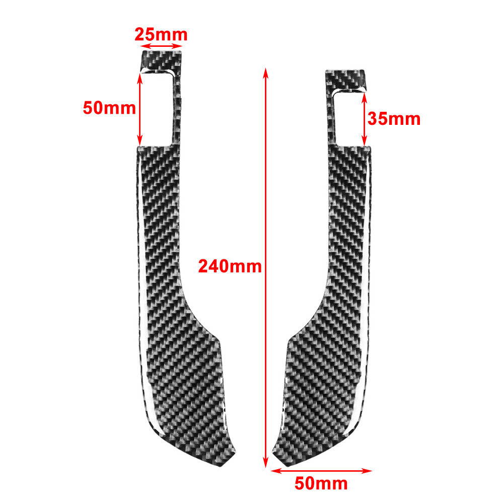 Interior Speedometer Side Cover Trim for Nissan GTR R35 2008-2016 Black 2pcs Car