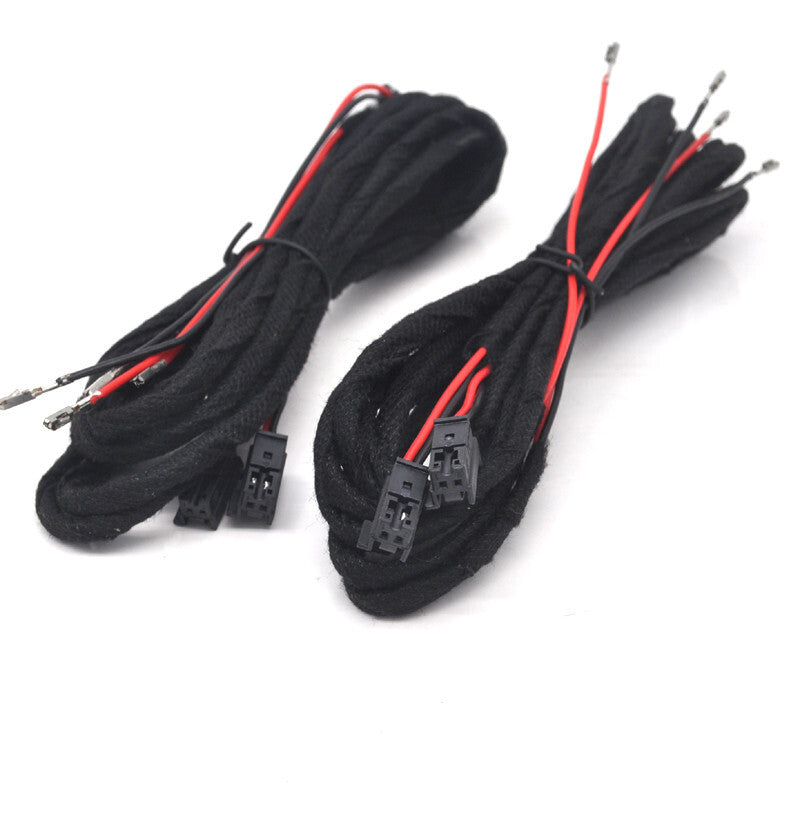 4x Retrofit Door light Cable step courtesy for Mercedes W205 C W212 W213 E GLC v