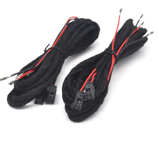 4x Retrofit Door light Cable step courtesy for Mercedes W205 C W212 W213 E GLC v