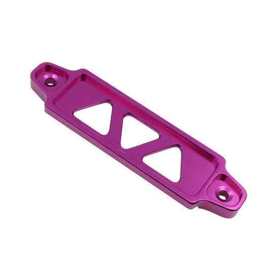 171MM/145MM PURPLE ALUMINUM CAR BATTERY TIE DOWN MOUNT BRACKET HOLDER BRACE BAR Q