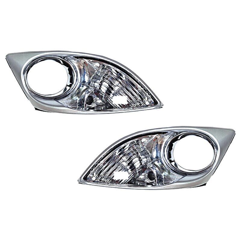 for Mazda CX7 CX-7 2009-2011 Pair Front Bumper Fog Light Cover without Bulb