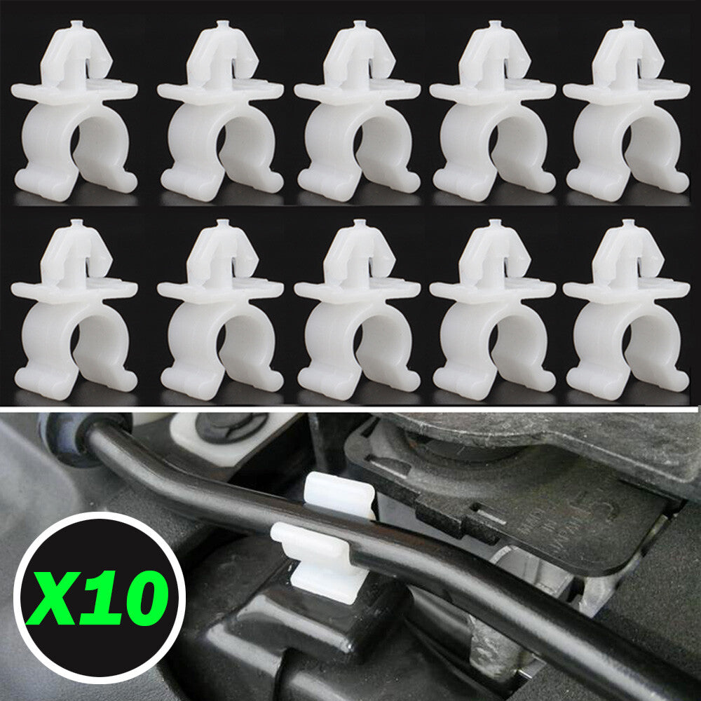10X for Nissan Patrol Navara D22 Pathfinder R50 bonnet Hood Rod Support Clips AU