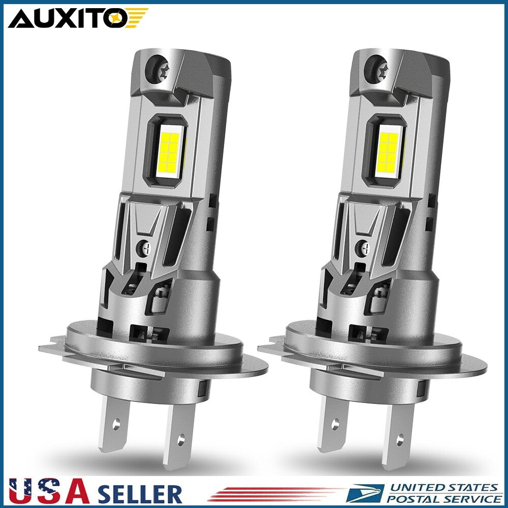 2pcs Super Bright H7 LED Headlight Kit High and Low Beam DRL Bulbs 25000LM 6500K White - v