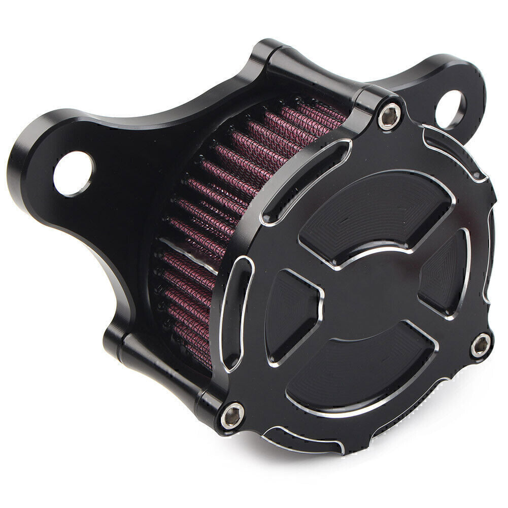 Air Cleaner Red Intake Filter Kit for Harley Dyna Softail Road King Aluminum Q