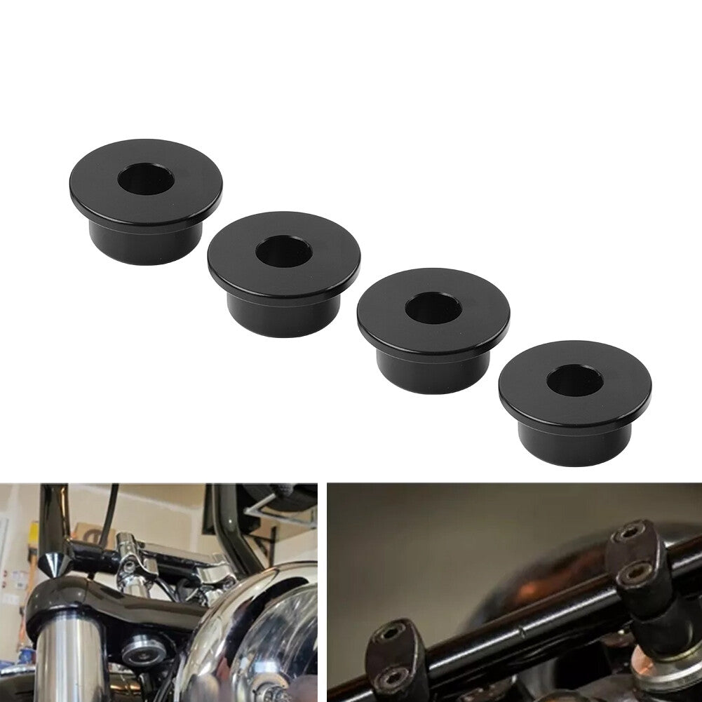Handlebar Riser Bushings Mounts fit for Harley Softail Dyna Sportster 883 1200 Q