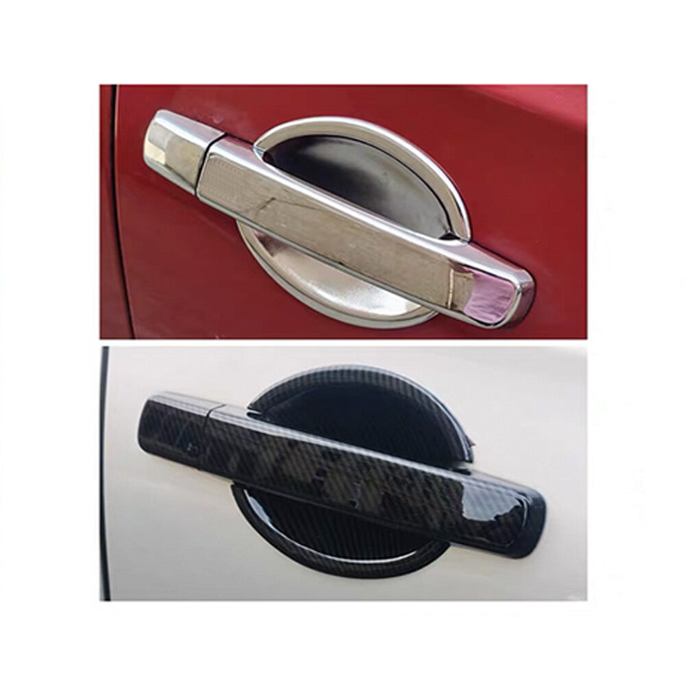Door Handle Cover For 2005-2022 for Nissan Frontier 07-12 Sentra CARBON FIBER PRINT