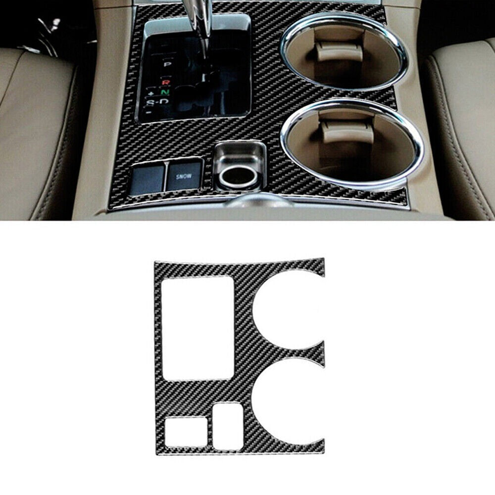 Carbon Fiber Console Gear Shift Panel Cover Trim For Highlander 2008-2013 New n