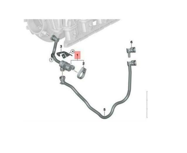 Fuel tank breather valve with breather wire suitable for E83 E84 E85 E89 X1 X3 Z4 N52N - n