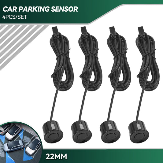 4 Pcs Universal Car Parking Sensor For 22mm Sensor Monitor Reverse System /Black Q