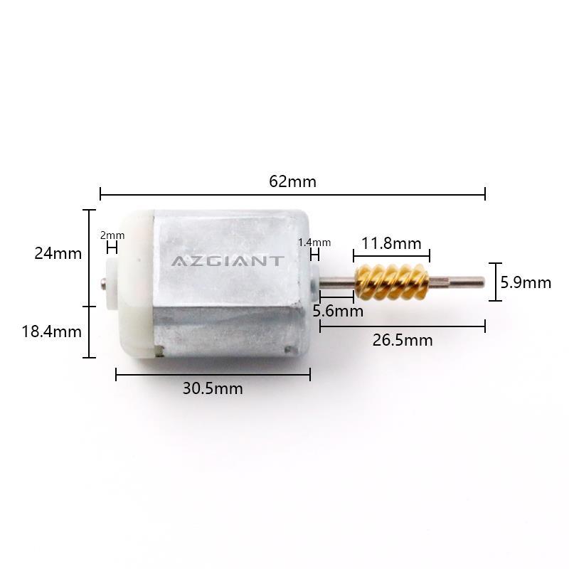One-piece motor for rear door lock actuators in for Hyundai Sonata cars (2006-2021)