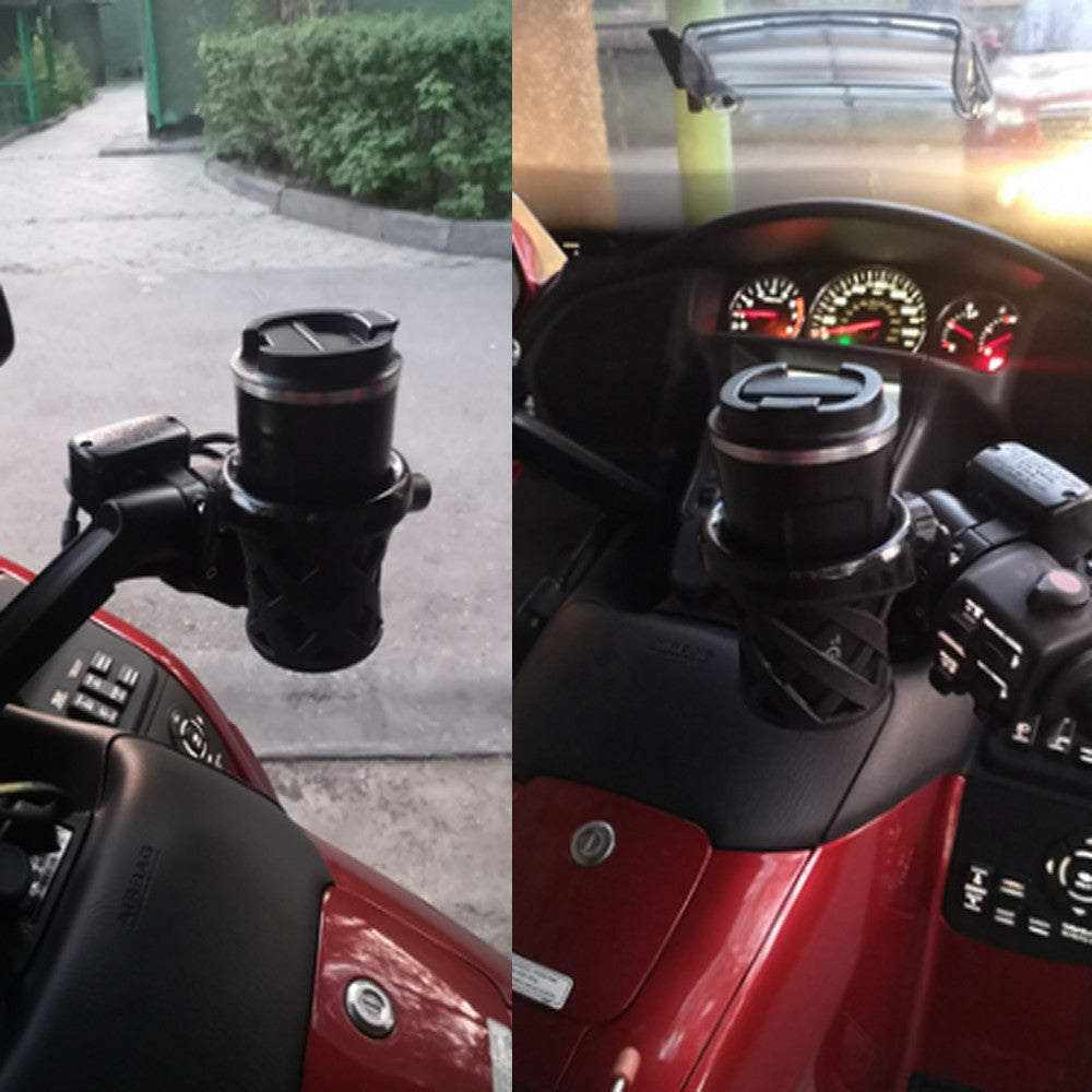 Universal handlebar cup holder with mesh basket holder for GoldWing 2018 - 2021 n